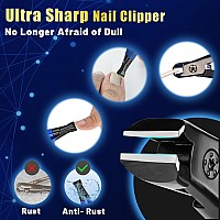 Nail Clippers For Thick Nails Large Nail Clippers For Men Senior Toenail Clippers For Thick Nail Heavy Duty Nail Clippers For