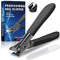 Nail Clippers For Thick Nails Professional Nail Clippers For Men Women And Seniors Ultra Sharp Nail Clipper For Toenails Anti