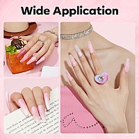 Modelones Builder Nail Gel 8Inone Pink Gel Builder For Nail Thickening Led Nail Lamp Cured Hard Color Builder Nail Polish Ba