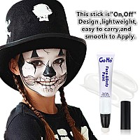 Go Ho Red Black And White Face Body Paint Water Based Cream Washable For Adults Childrencream Body Paint Wand With Cushion Appl