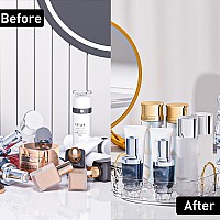 Zhiai Rotating Makeup Organizer For Vanity Perfume Organizer Large Bathroom Organizers And Storage Skincare Organizers Lipstic