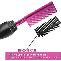 Goiple Hot Comb Straightener For Wigs And Natural Hair Ceramic Electric Hair Straightening Comb Curling Iron Pressing Combs