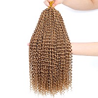 Dansama 7 Packs Passion Twist Hair Water Wave Braiding Hair For Butterfly Style Crochet Braids Bohemian Hair Extensions 24Inch