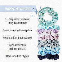 Scunci By Conair Gift Set Gift Box Under 20 Includes 10 Scrunchies In Icy Blue Shades