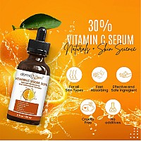 Dermaxgen 30 Vitamin C Serum For Face Hyaluronic Acid Vitamin E Natural Organic Anti Wrinkle Skin Rejuvenator Moisturi