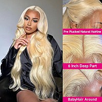 613 Body Wave Lace Front Wig Human Hair 613 Lace Front Wig Human Hair 13X6 Transparent Lace 613 Hd Lace Frontal Wig 13X6 180