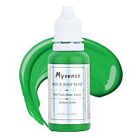 Mysense Amazon Green Face Body Paintst Patricks Day Accessories Face Paintwater Based Washable Cream Body Paint For Adults And