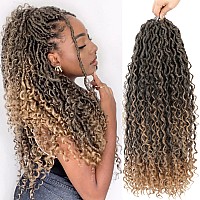 Forevery Goddess Locs Crochet Hair 22 Inch Faux Locs Crochet Hair 6 Packs Pre Looped Crochet Hair For Black Womencrochet Boho L