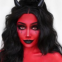 Mysense Red Face Body Paintwater Based Washable Face Paintnontoxic Cream Body Paint For Adults And Children Halloween Costume