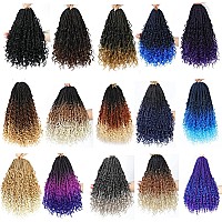 Crochet Box Braids Boho Box Braids Crochet Braids Hair Bohomian Box Braid Crochet Hair Synthetic Braiding Hair Goddess Box Brai