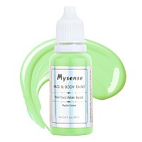 Mysense Pastel Green Face Body Paintwater Based Washable Face Paintnontoxic Cream Body Paint For Adults And Childrengreen Fa