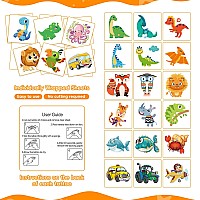 Metker Waterproof Temporary Tattoos 408 Pieces Individual Temporary Tattoos For Kids Safe For Face And Body Goody Bag St