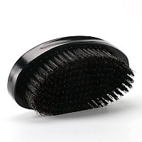 Lexrory Curved Wave Brush For Men 360 Medium Hard Palm Hair Brushes With Boar Bristles For Black Hair Wavers To Creating 360 Wa