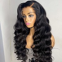 Beeos 13X6 Ultrafitted Hd Lace Wig 250 Density Body Wave Lace Front Human Hair Wigs Pre Plucked Vivid Clean Hairline Bleached