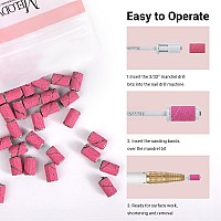 Melodysusie Crystal Top Mandrel Bit For Nails 332 Easy Off Nail Drill Bits For Sanding Bands Suitable For Acrylic Nails Gel