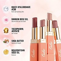 Oulac Pink Lipsticks For Women Coral Nude Matte Lipstick Full Coverage Lip Color Satin Matte Finish Cream Texture Hydrating