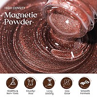 Krisnice Jelly Crystal Gel Nail Polish Set Brown Fall Autumn1Ps Brown Deep Purple Cat Eye Gel Nail Polish Designs Manicure Diy