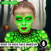 Go Ho Light Green Face Paint Stick085Ozst Patricks Day Accessorieswater Based Cream Green Body Paint Washablecovers Oilfr