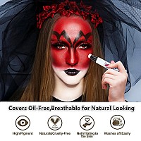 Go Ho Purple Face Paint Stick085Ozwater Based Cream Purple Body Paint Washableface Paint Kit Covers Oilfreehalloween Cosp