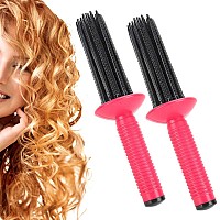 Styler For Curly Hair Lift Tool,Anti Slip Hair Curler, Fluffy Curls With Curling Wand And Round Hair Brush, Hairstyling Tools For Perfect Hair Curling