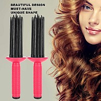 Styler For Curly Hair Lift Tool,Anti Slip Hair Curler, Fluffy Curls With Curling Wand And Round Hair Brush, Hairstyling Tools For Perfect Hair Curling