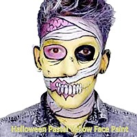 Go Ho Pastel Yellow Face Paint Stick085Ozwater Based Cream Yellow Body Paint Washable With Cushion Applicator Spong Tip Easy