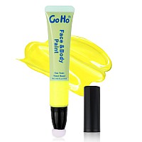 Go Ho Yellow Face Paint Stickwater Based Cream Yellow Body Paint Washable Easilyhighly Pigmentedcovers Oilfreehalloween Cos