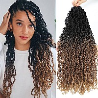 Soku Passion Twist Crochet Hair 20 5 Packs Pre Twisted Senegalese Twist Crochet Hair Ombre Brown Honey Blonde Majesty Twist