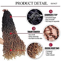 Soku Passion Twist Crochet Hair 20 5 Packs Pre Twisted Senegalese Twist Crochet Hair Ombre Brown Honey Blonde Majesty Twist