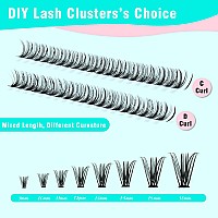 Vavalash Lash Clusters 20Dc007916Mm Diy Individual Lashes 280 Pcs Cluster Lashes 10D 20D 30D 40D 50D C D Curl Volume False