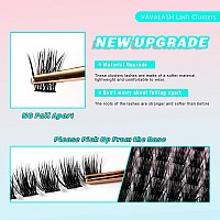 Vavalash Lash Clusters 84 Pcs Diy Eyelash Cluster Extension Light And Soft 84 Clusters Lashes Extensions Easy Full Mega Volume L