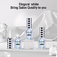 Larvall Beautpal White Gel Nail Polish 15Ml Soak Off Uv Led Gel Polish Nail Art Manicure Salon Diy At Home Color 101 Pure White