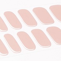 Danni Toni Semi Cured Gel Nail Strips Skin Tone Tint Nude Natural Gel Nail Stickers Glossy Nail Polish Wraps 28 Stickers