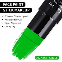 Go Ho Amazon Green Face Paint Stickwater Based Washable Face Paint Makeup Sticknontoxic Fullcoverage Cream Body Paint For Ad