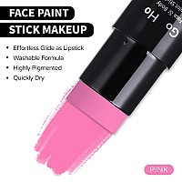 Go Ho Hot Pink Face Body Paint Stickwater Based Washable Hot Pink Face Paint Sticknontoxic Fullcoverage Cream Pink Body Pain