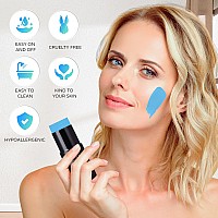 Go Ho Light Blue Face Body Paint Stickwater Based Washable Pale Blue Face Paint Stickfullcoverage Cream Blue Body Paint For A