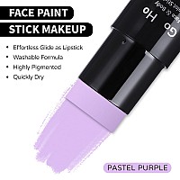 Go Ho Pastel Purple Face Body Paint Stickwater Based Washable Lavender Face Paint Sticknontoxic Fullcoverage Cream Light Pur