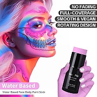 Go Ho Light Pink Face Body Paint Stickwater Based Washable Face Paint Sticknontoxic Fullcoverage Cream Light Pink Body Paint