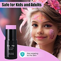 Go Ho Light Pink Face Body Paint Stickwater Based Washable Face Paint Sticknontoxic Fullcoverage Cream Light Pink Body Paint