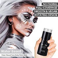 Go Ho Pearl Silver Face Body Paint Stickwater Based Washable Silver Face Paint Sticknontoxic Fullcoverage Cream Silver Body