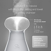 Nanosteamer Large 3In1 Nano Ionic Facial Steamer With Precise Temp Control Humidifier Unclogs Pores Blackheads Spa Qua