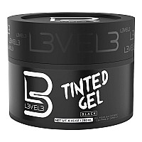 L3 Level 3 Tinted Gel Black Temporary Black Hair Gel For Hair No Flaking And Rinses Out Easily Level Three Strong Hold Formu