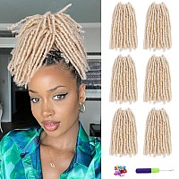 Wignee Crochet Hair 120 Strands Faux Locs 8 Inches Soft Locs Pretwisted Locs 6 Packs Prelooped Crochet Hair For Black Women8