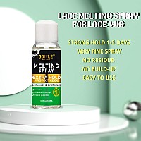 34 Fl Oz Lace Melting And Holding Spray Glueless Hair Adhesive For Wigs Extra Hold Lace Melting Spray Adhesive Wig Spray For