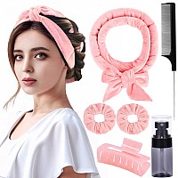 Ailsa Heatless Curlers To Sleep In Heatless Curling Rod Headband For Long Hair Overnight No Heat Curls For Women Velvet Hair Rol