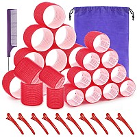 Self Grip Hair Roller Sethair Roller Set 24 Pcshair Rollers With Hair Roller Clips And Combsalon Hairdressing Curlersdiy Hai