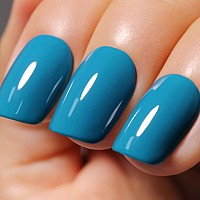 Ozzeal Gel Polish 1 Pcs 15Ml Teal Blue Gel Nail Polish Soak Off Led Uv Gel Nail Polish Art Starter Manicure Salon Diy Nail Gel P