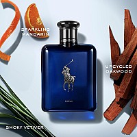 Ralph Lauren Fragrances Polo Blue Parfum Mens Cologne Aquatic Fresh With Citrus Oakwood And Vetiver Intense Fragr