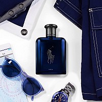 Ralph Lauren Fragrances Polo Blue Parfum Mens Cologne Aquatic Fresh With Citrus Oakwood And Vetiver Intense Fragr