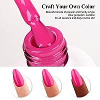 Imtiti Gel Nail Polish 1 Pcs 15Ml Rouge Pink Color Gel Polish Soak Off Nail Art Manicure Salon Diy Nail Lamp Gel Nail Fall Chri